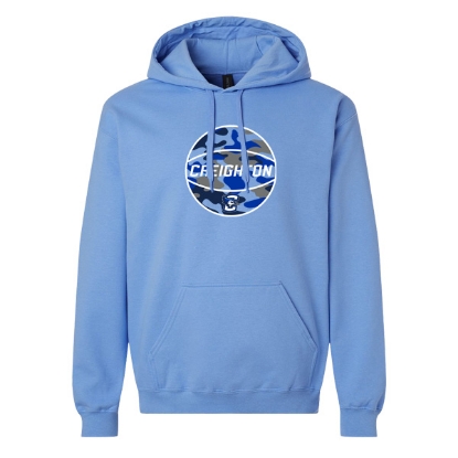 Picture of Creighton Camo Basketball Softstyle Hooded Sweatshirt (CU-359)