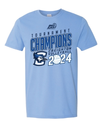 Picture of Creighton Volleyball 2024 Big East Tournament Champions Short Sleeve Shirt (CU-360)