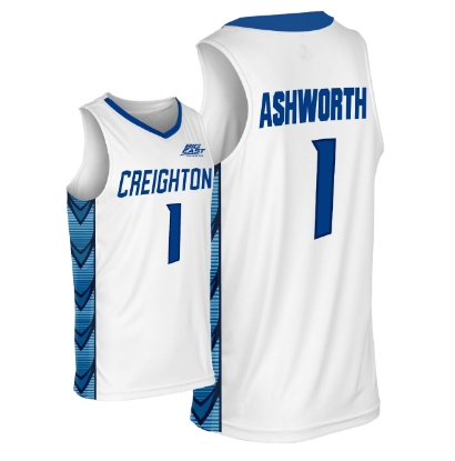 Picture of Creighton #1 Ashworth Basketball Jersey