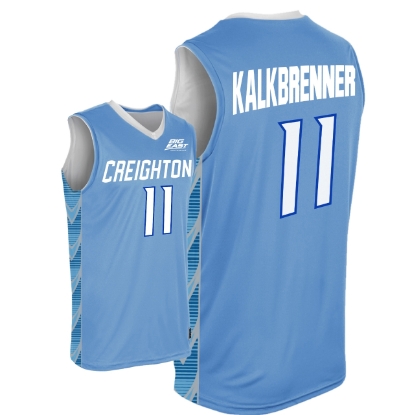 Picture of Creighton #11 Kalkbrenner Basketball Jersey