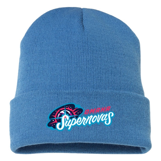 Picture of Supernovas Cuffed Beanie - Carolina Blue