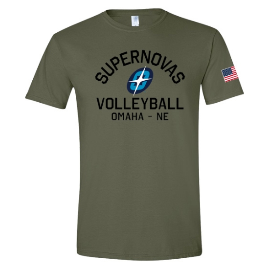 Picture of Supernovas Softstyle T-shirt (SN-045) - Military