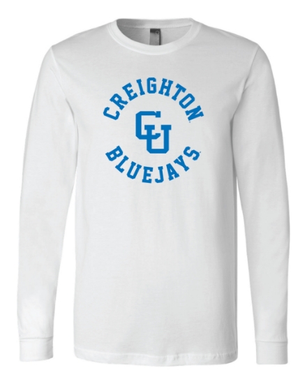 Picture of Creighton Lock Up Retro Long Sleeve Shirt (CU-378) 