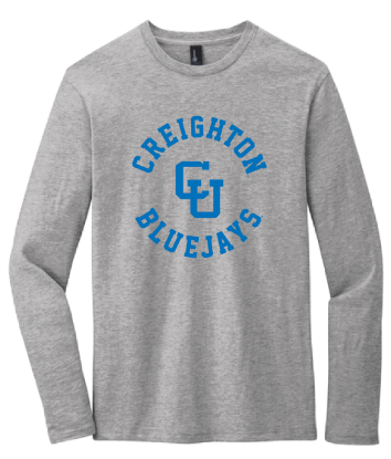 Picture of Creighton Lock Up Retro Long Sleeve Shirt (CU-378)