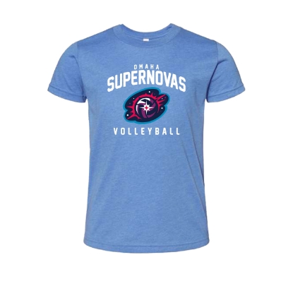 Picture of Supernovas Softstyle  Youth Short Sleeve Shirt -Columbia Blue (SN-003)