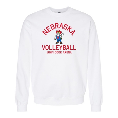 Picture of Nebraska Softstyle Midweight Crewneck Sweatshirt (NU-322)
