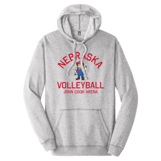 Picture of Nebraska Lightweight Fleece Hooded Sweatshirt  (NU-322)