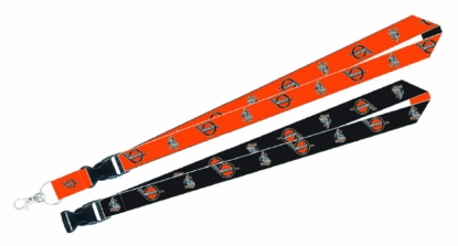 Picture of Lancers Orange and Black Reversible Lanyard with Detachable Buckle