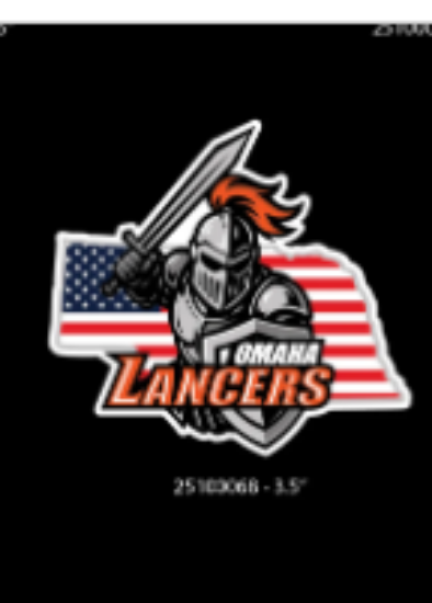 Picture of LANCER Vinyl Decal - Flag