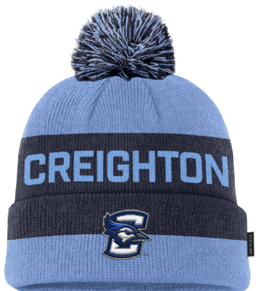 Picture of Creighton Nike® Peak Cuffed Beanie with Pom 