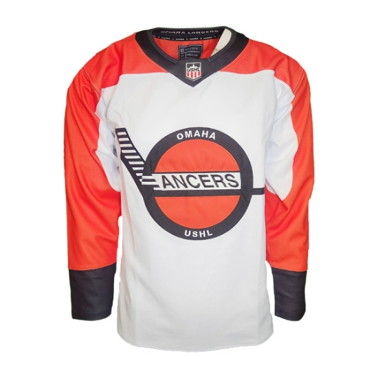 Picture of Lancers Replica  Youth White Hockey Jersey - 2025 