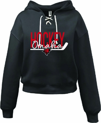 Picture of UNO Women's Pennant Lace Hoodie (UNO-237)