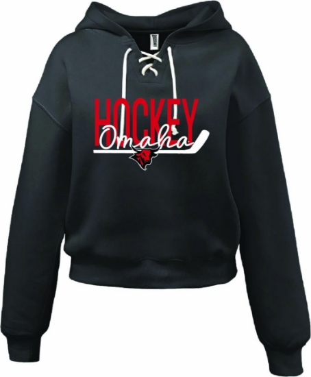 Picture of UNO Women's Pennant Lace Hoodie (UNO-237)