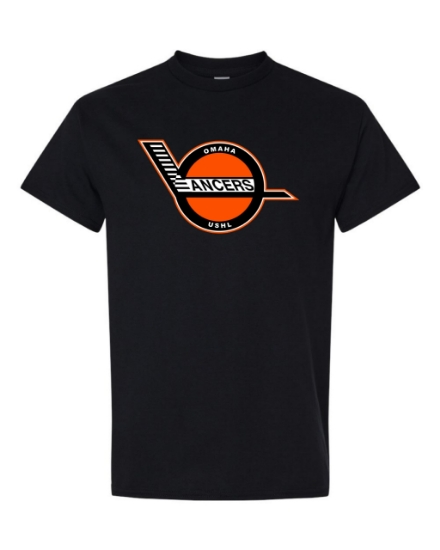 Picture of Omaha Lancers Youth Retro Stick Short Sleeve Shirts (Lancers-008)