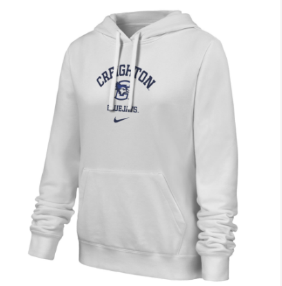 Picture of Creighton Nike® W Club Hoodie -White