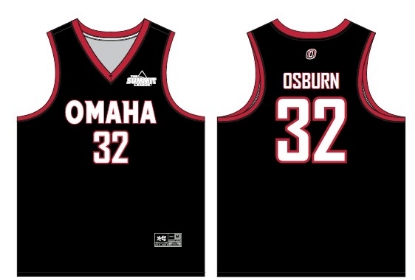Picture of Omaha Mavericks #32 Osburn Youth Basketball Jersey