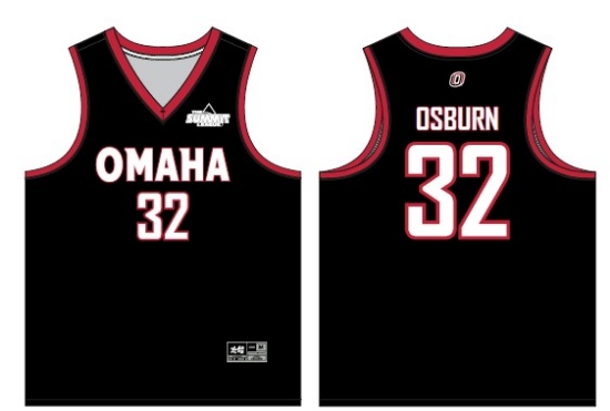 Picture of Omaha Mavericks #32 Osburn Youth Basketball Jersey