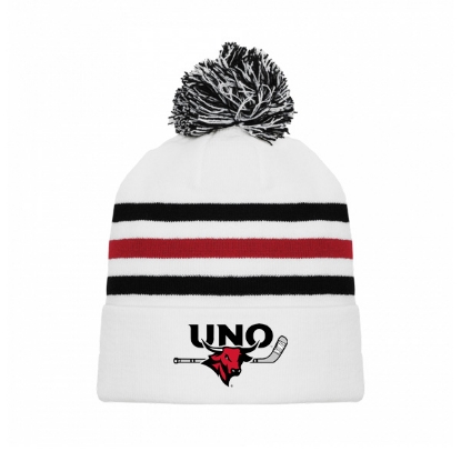 Picture of UNO Cuffed Pom Beanie - White
