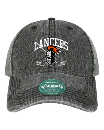 Picture of LANCERS-027-Hat-DTA Black/Grey -ADJ 