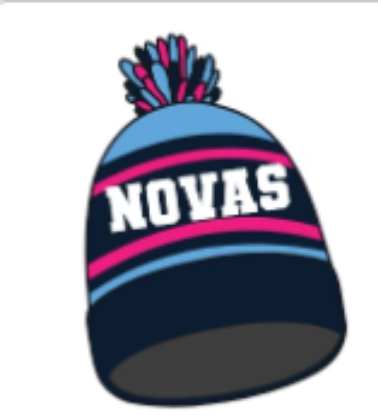 Picture of Supernovas NOVAS Knit-in Pom Pom Cuffed Beanie