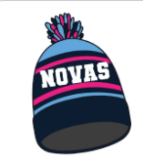 Picture of Supernovas NOVAS Knit-in Pom Pom Cuffed Beanie