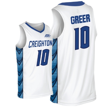 Picture of Creighton #10  Greer Basketball Jersey  
