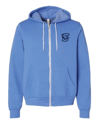 Picture of Creighton Midweight Full-Zip Hooded Sweatshirt (CU-205)