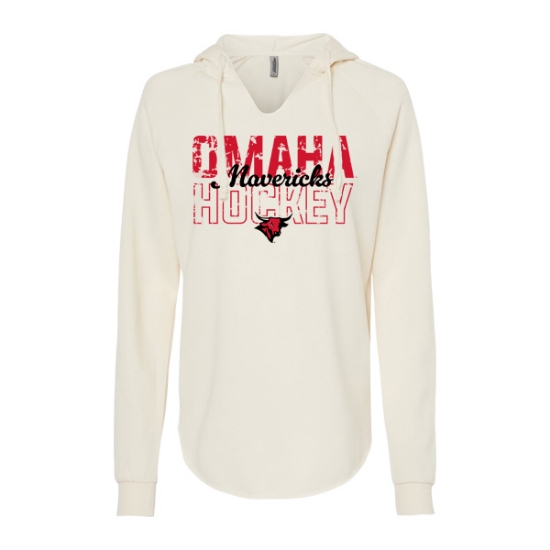 Picture of UNO Women's Lightweight California Wave Wash Hooded Sweatshirt (UNO-238)