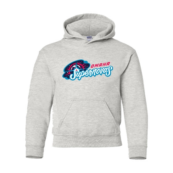 Picture of Supernovas YOUTH Hooded Sweatshirt - Ash (SN-001)