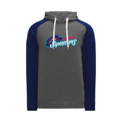 Picture of Supernovas YOUTH Hooded Sweatshirt - Char/Navy (SN-001)