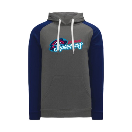 Picture of Supernovas YOUTH Hooded Sweatshirt - Char/Navy (SN-001)