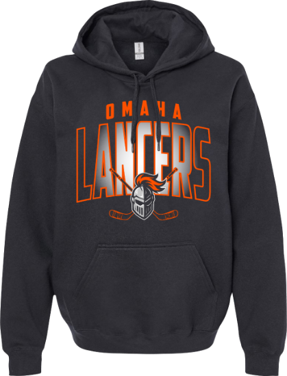 Picture of Omaha Lancers Softstyle® Midweight Hooded Sweatshirt  (Lancers-040)
