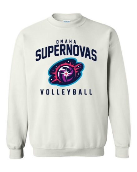 Picture of Supernovas Crewneck Sweatshirt - White (SN-003)