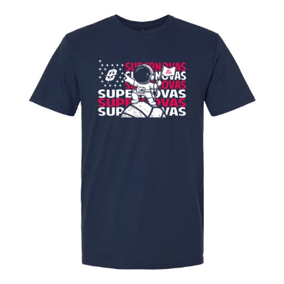 Picture of Supernovas Heroes Softstyle CVC T-shirt - Navy (SN-098)