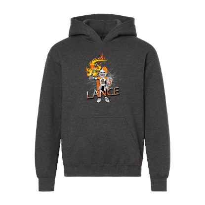 Picture of Omaha Lancers Youth MASCOT Hooded Sweatshirt (Lancers-266)