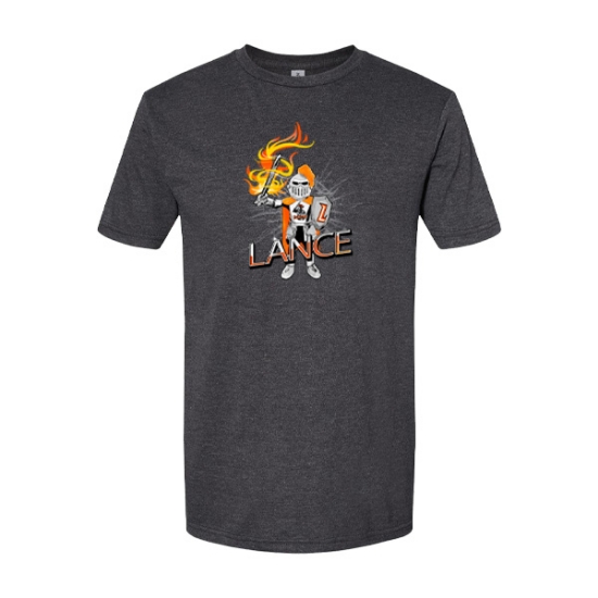Picture of Omaha Lancers Soft Cotton MASCOT Short Sleeve Shirt(Lancers-266)