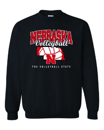 Picture of Nebraska Heavyweight Crewneck Sweatshirt (NU-321)