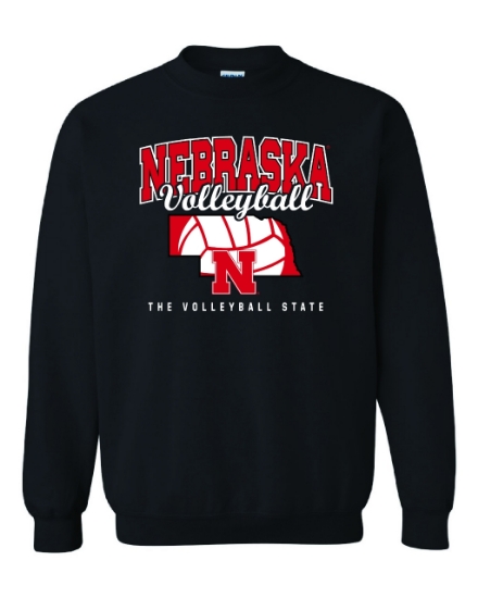 Picture of Nebraska Heavyweight Crewneck Sweatshirt (NU-321)