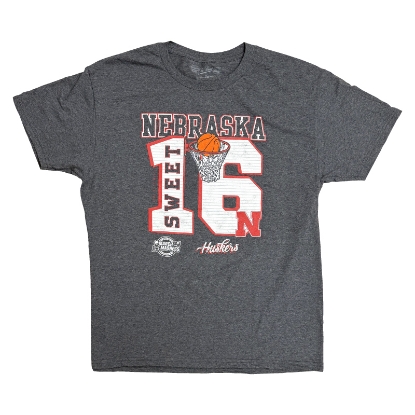 Picture of Nebraska NCAA Sweet 16 T-shirt  - Black