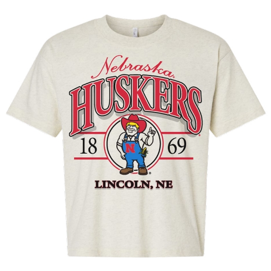 Picture of Nebraska Unisex Boxy Short Sleeve TShirt (NU-339)