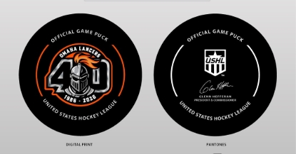Picture of Lancers 40th Anniversary Official Game Puck