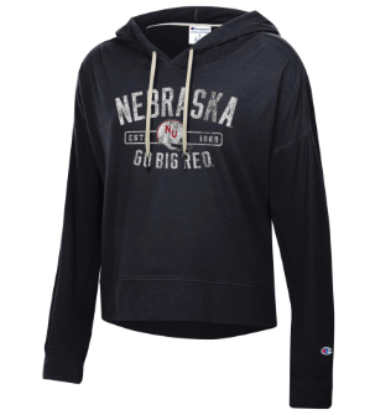 Picture of Nebraska Women's Sueded Hoodie