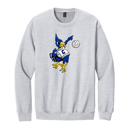 Picture of CU Billy Bluejay Softstyle Midweight Crewneck (CU-445)