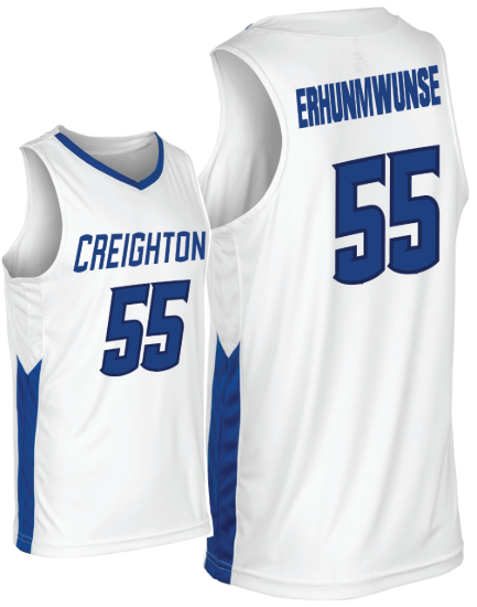Picture of Creighton #55  Youth Erhunmwunse Basketball Jersey